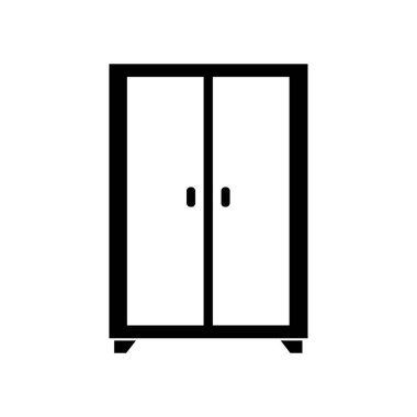 kapı vektörü ince çizgi simgesi