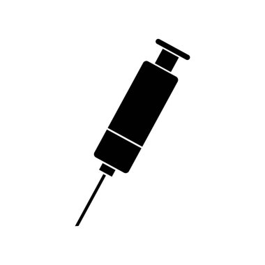 Şırınga simgesi, basit tasarım