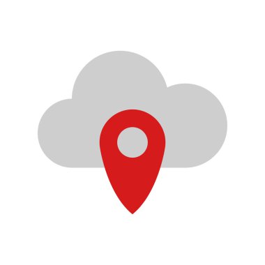 bulut vektör illüstrasyonu