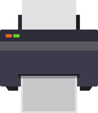 bir bilgisayar monitörünün düz vektör simgesi