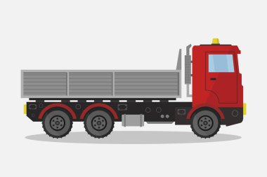 kamyon vektör çizimi tasarımı