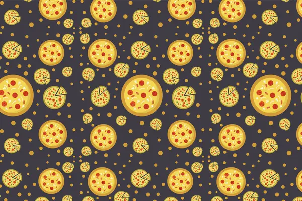 Pizzanın kusursuz deseni. İtalyan yemek geçmişi