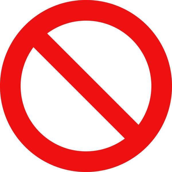 Никаких признаков. Векторная иллюстрация
.