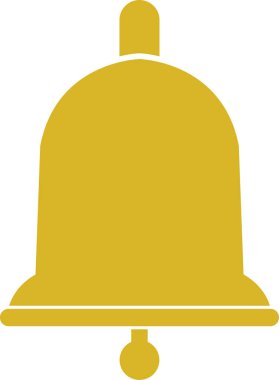 Otel servis zili, vektör illüstrasyonu