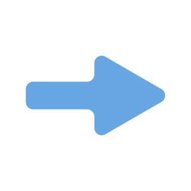 ok simgesi vektör illüstrasyonu