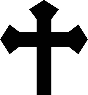 Din, ana hatlarıyla Hıristiyanlık simgesini çaprazlar