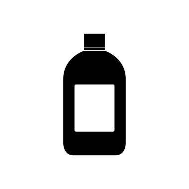 şişe simgesi, basit vektör illüstrasyon tasarımı