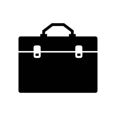 evrak çantası ikonu vektör illüstrasyonu
