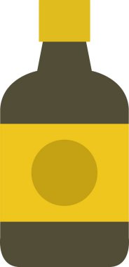 Şişe. Web simgesi basit illüstrasyon