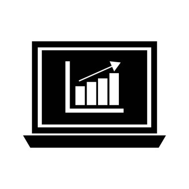 İş büyümesi simgesi, vektör illüstrasyonu
