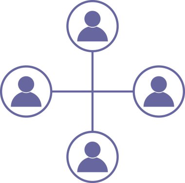 Bağlantı. Web simgesi basit illüstrasyon