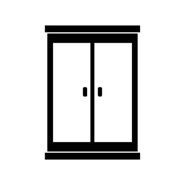 Beyaz arkaplanda vektör simgesi izole edildi