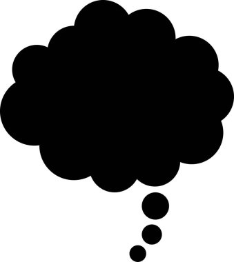 kabarcık simgesi, vektör illüstrasyonu