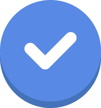 işaret simgesini işaretle, vektör illüstrasyonu