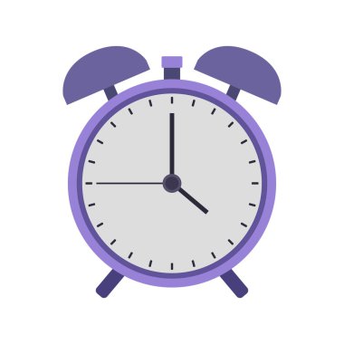 Alarm saati beyaza izole edildi