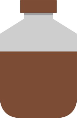 alkol şişesi düz stil içki ikonu