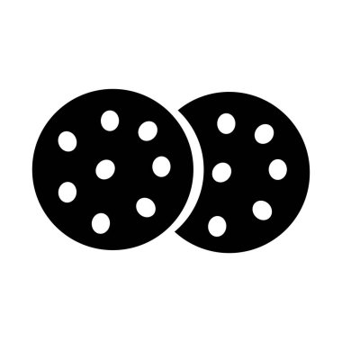 Kumarhane zar ikonu. Beyaz arkaplanda izole edilmiş web tasarımı için kumarhane zar vektör simgesinin basit çizimi