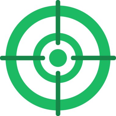 Hedef. Web simgesi basit illüstrasyon