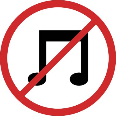 Yasak vektör simgesi yok. düz simge.