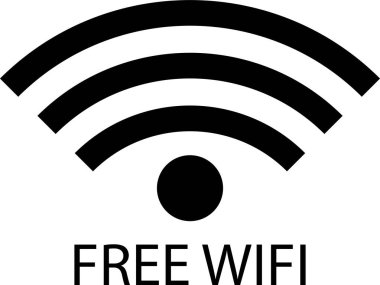 wifi vektör düz simge
