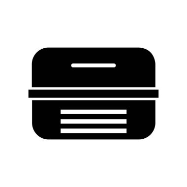 yemek kabartma düz simgesi