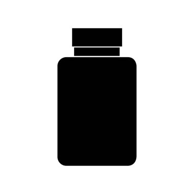 Sıvı simge vektörü şişesi.