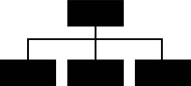 Taslak biçiminde kutu teslim lojistik simgesi