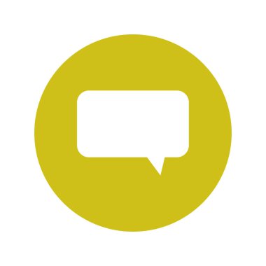 konuşma balonu simgesi, vektör illüstrasyon tasarımı