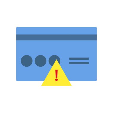 Alarm uyarı simgesi düz biçimli