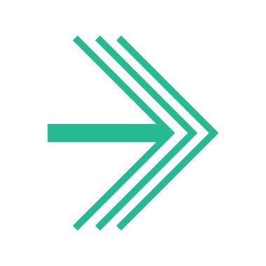 Yön ok simgesi. vektör biçimi