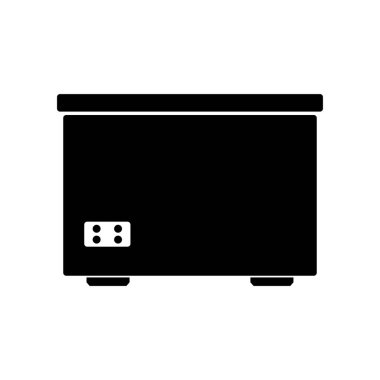 Beyaz arkaplanda mutfak vektörü simgesi