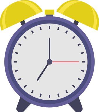 vektör saat simgesi, düz biçim