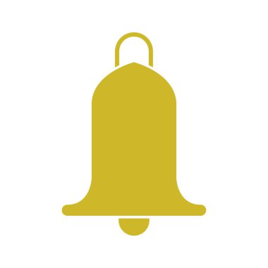 Zil ikonu. Zil işareti. düz dizayn