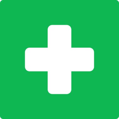 Artı işaret simgesi. vektör illüstrasyonu