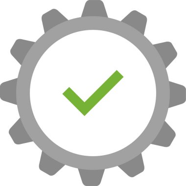 Dişliler. Web simgesi basit tasarım