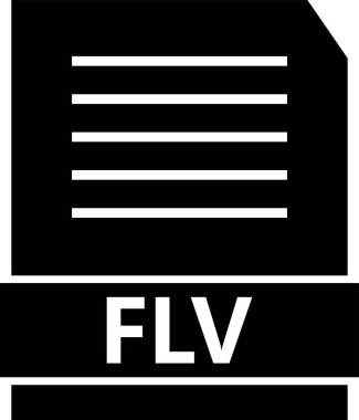 dosya biçimi simgesi, vektör illüstrasyonu