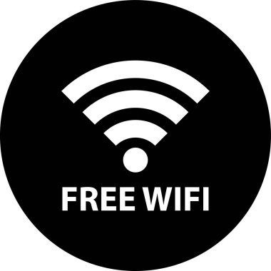 wifi simgesi vektör illüstrasyonu