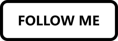 Beni takip et web etiket düğmesi