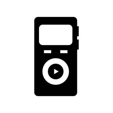 Modern radyo simgesinin vektör illüstrasyonu