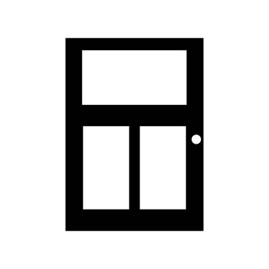 kapı vektör resimlemesi basit biçimle