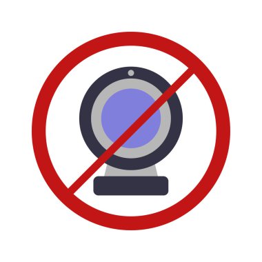 Dur işareti yok. vektör simgesi