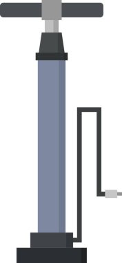 Bir benzin pompasının vektör illüstrasyonu