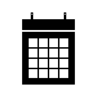 Takvim simgesi. Arkaplanda takvim simgesi çizimi