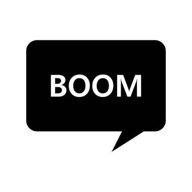 Konuşma balonu vektör çizimi