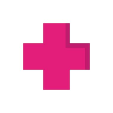 tıbbi simge vektör illüstrasyonu