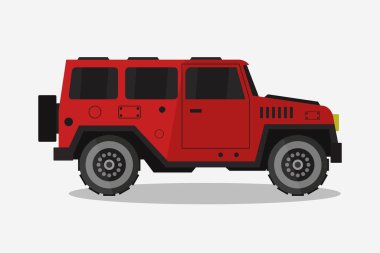 Araba ikonu. vektör illüstrasyonu.