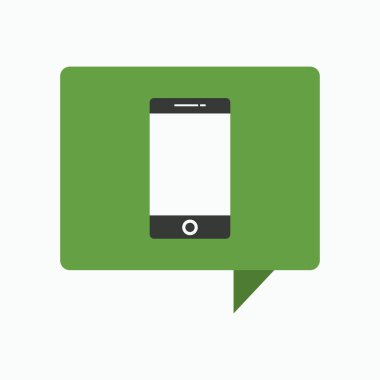 Kişisel ve ticari kullanım için akıllı telefon vektör simgesi simgesi vektör çizimi..