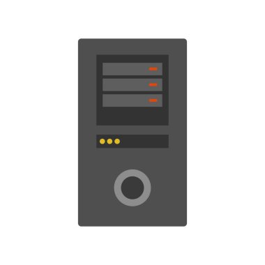 Bilgisayar simgesi. vektör illüstrasyonu