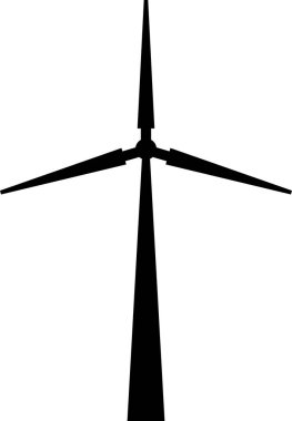 vektör rüzgar türbini simgesi