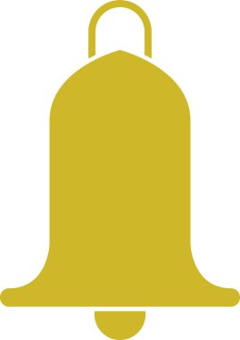 Zil. Web simgesi basit illüstrasyon